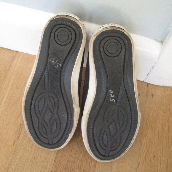 Polo Ralph Lauren Sander EX Boat Shoes Sz 9T Navy Brown Unisex Loafers Topsiders - Picture 3 of 8